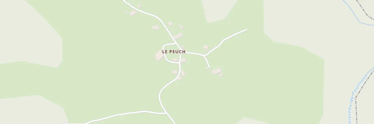 Plan du 5037 Le Peuch à Darnets