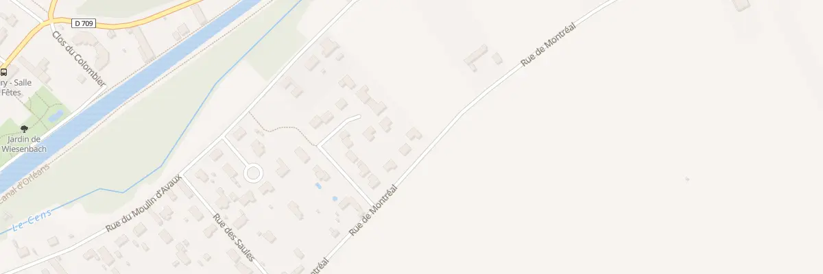 Plan du 59 Rue de Montréal à Donnery