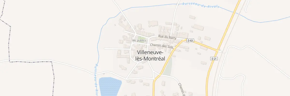 Plan du 39 Le Village à Villeneuve-lès-Montréal
