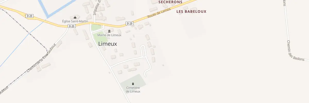 Plan du 9047F Les Terres du Bourg à Limeux