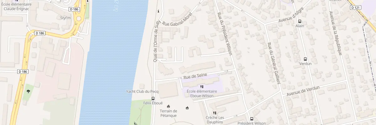 Plan du 6 Rue de Seine au Pecq