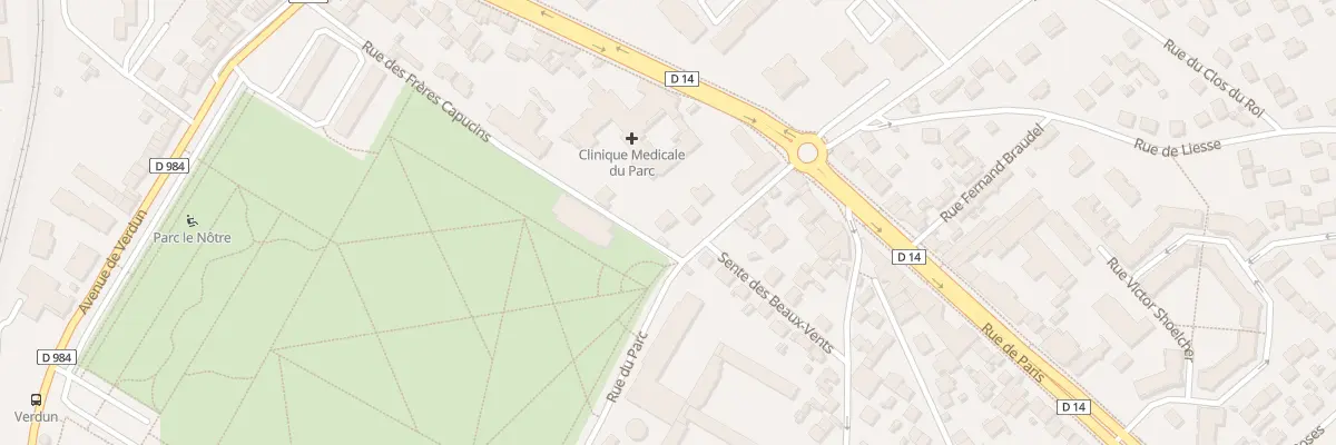 Plan du 10 Rue du Parc à Saint-Ouen-l’Aumône