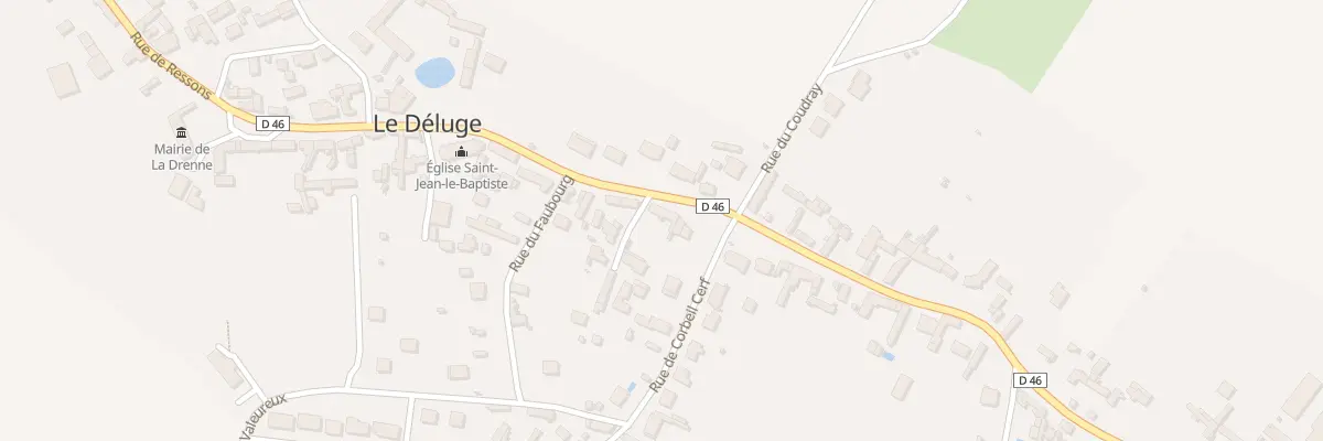 Plan du 1 Rue de Ressons à La Drenne