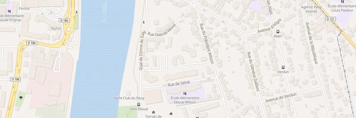 Plan du 20 Rue du Président Wilson au Pecq
