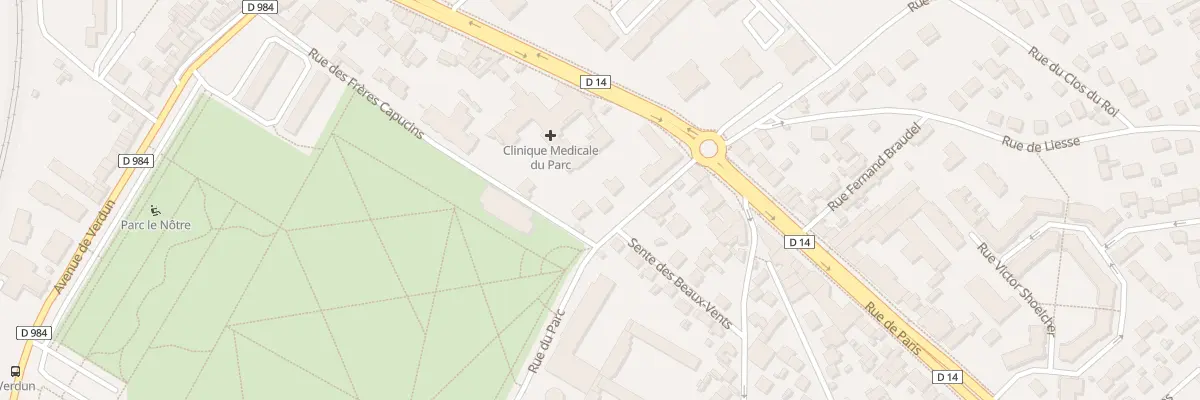 Plan du 8 Rue du Parc à Saint-Ouen-l’Aumône
