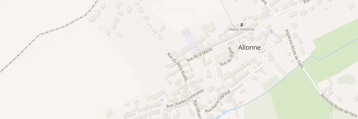 Plan du 37 Rue de la Mairie à Allonne