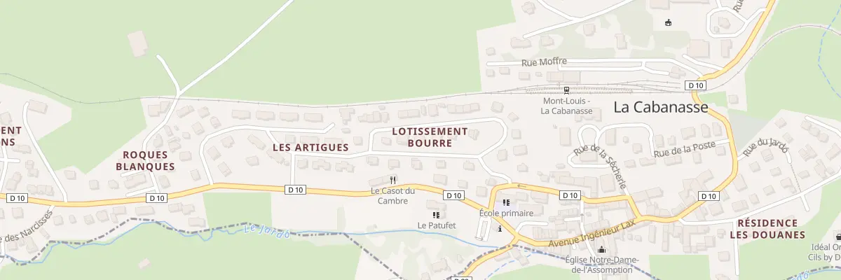 Plan du 5 Lot Les Marmottes à La Cabanasse
