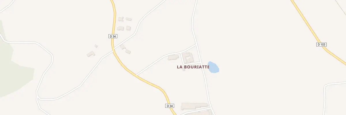 Plan du 119 Metairie La Bouriatte Nord à Villemagne