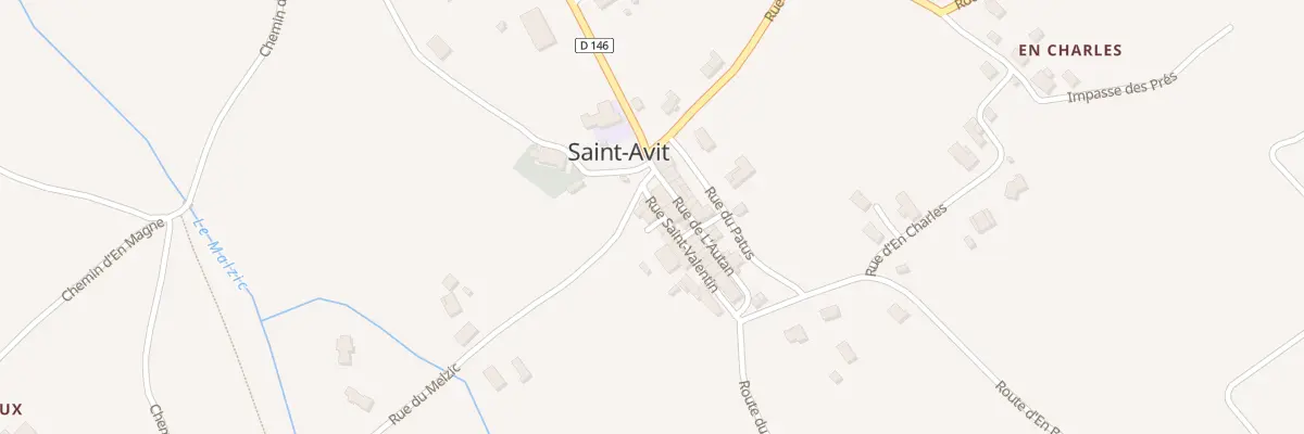 Plan du 4 Rue Saint Valentin à Saint-Avit