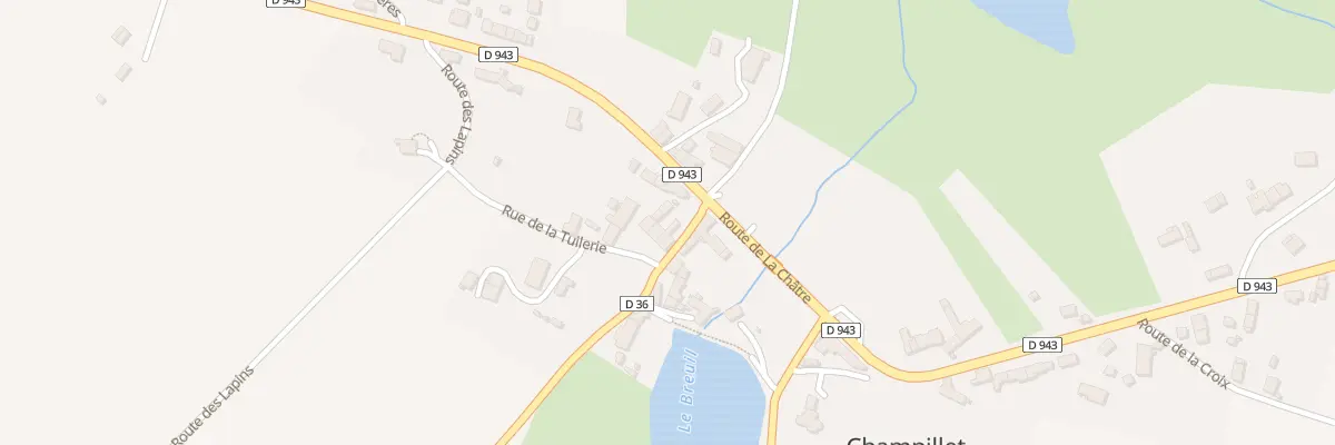 Plan du 5037 Le Bourg à Champillet