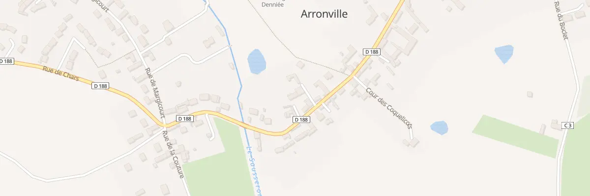 Plan du 6 Crs des Lilas à Arronville