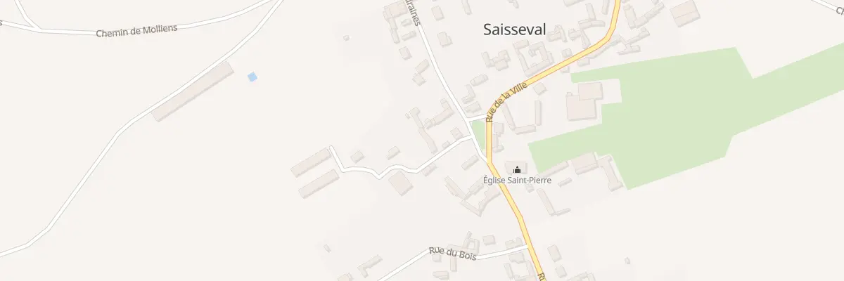 Plan du 5 Rue d’Airaines à Saisseval