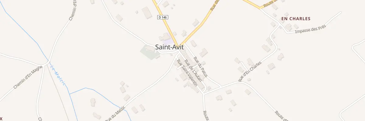 Plan du 2 Rue de L’Autan à Saint-Avit