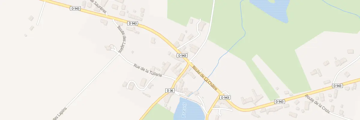 Plan du 3 Rte de la Châtre à Champillet