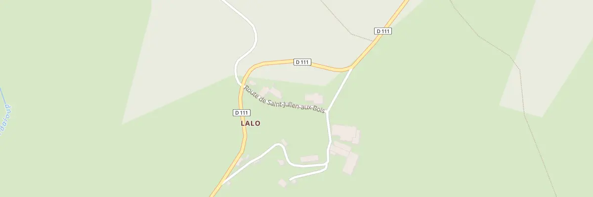 Plan du 20 Rte de Saint-Julien-Aux-Bois à Saint-Cirgues-la-Loutre