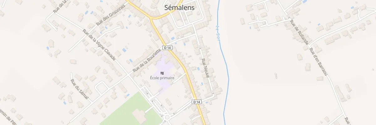 Plan du 15 Rue du Théron à Sémalens