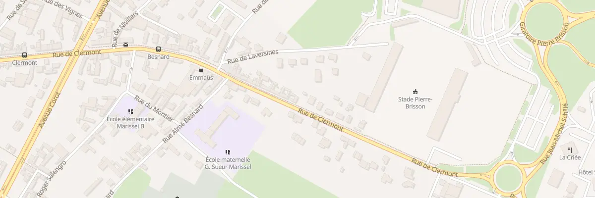 Plan du 227 Rue de Clermont à Beauvais