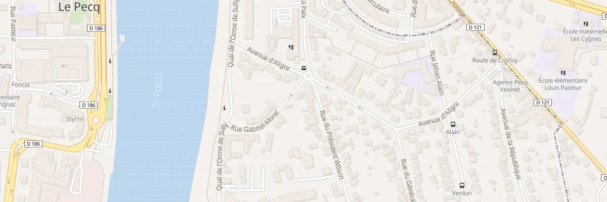 Plan du 4 Rue du Président Wilson au Pecq
