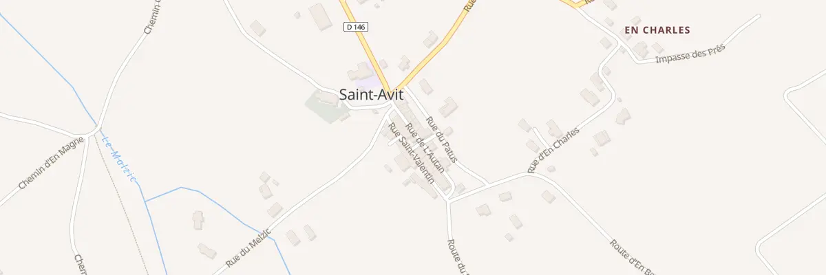Plan du 44 Rue de L’Autan à Saint-Avit