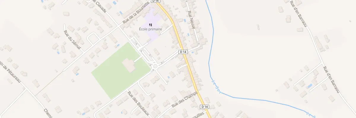 Plan du 34 Rue du Théron à Sémalens
