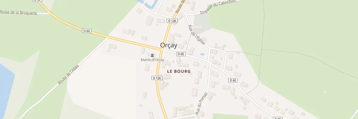 Plan du 4 Rte du Grand Village à Orçay