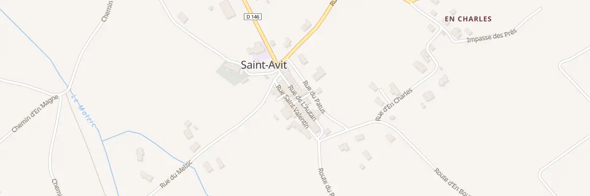Plan du 9 Rue des Vieux Puits à Saint-Avit
