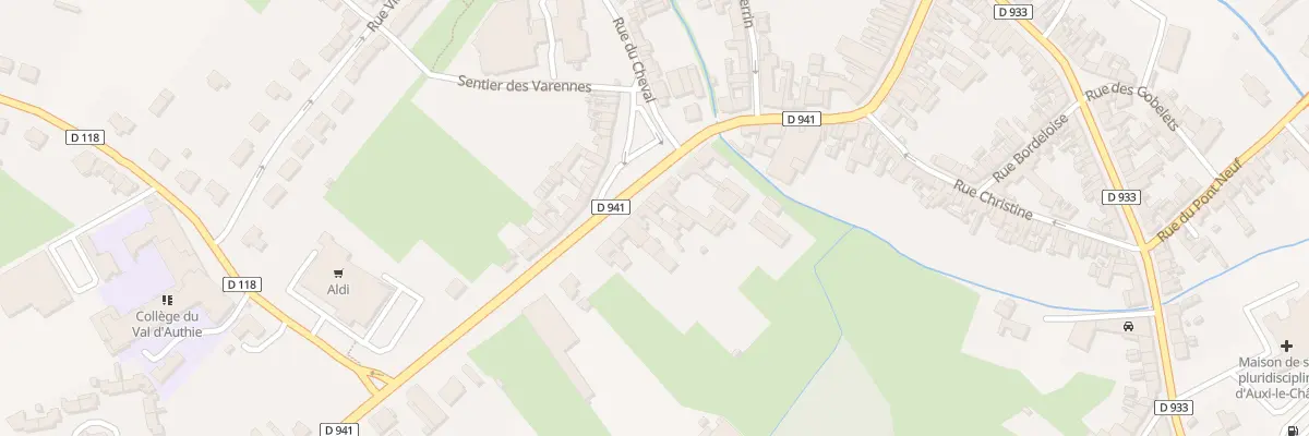 Plan du 9 Pl de Verdun à Auxi-le-Château