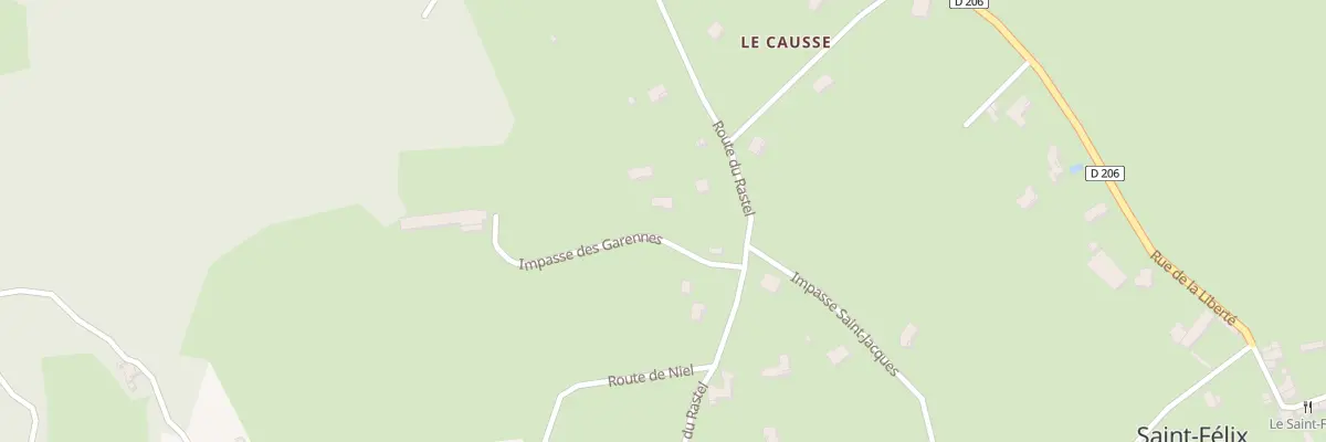 Plan du 6920F Niel à Saint-Félix