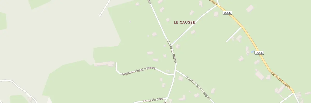 Plan du 430 Rte du Rastel à Saint-Félix