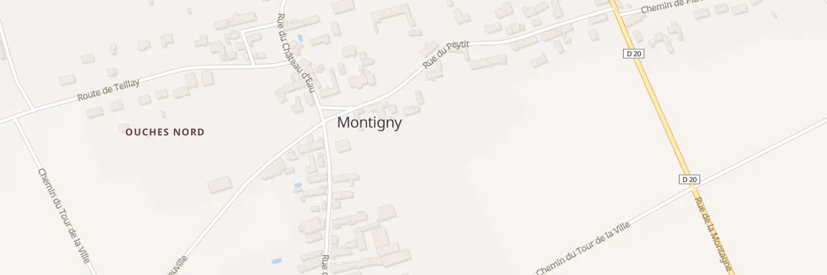 Plan du 4 Rue du Peytit à Montigny
