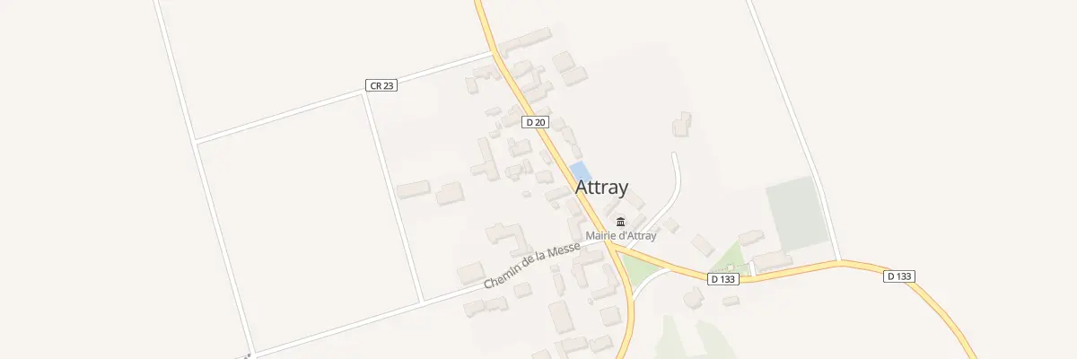 Plan du 11 Rue du General Hureau à Attray