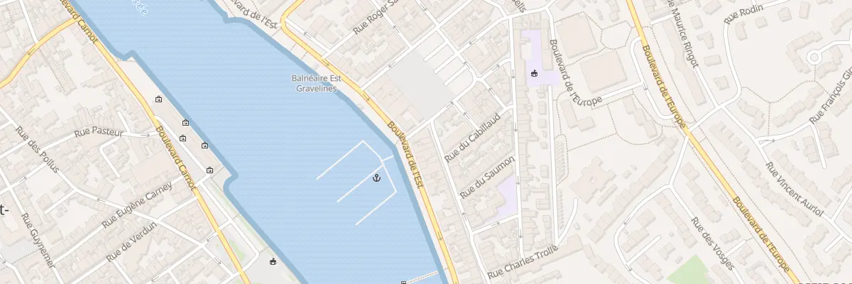 Plan du 4 Rue Pierre Brossolette à Gravelines