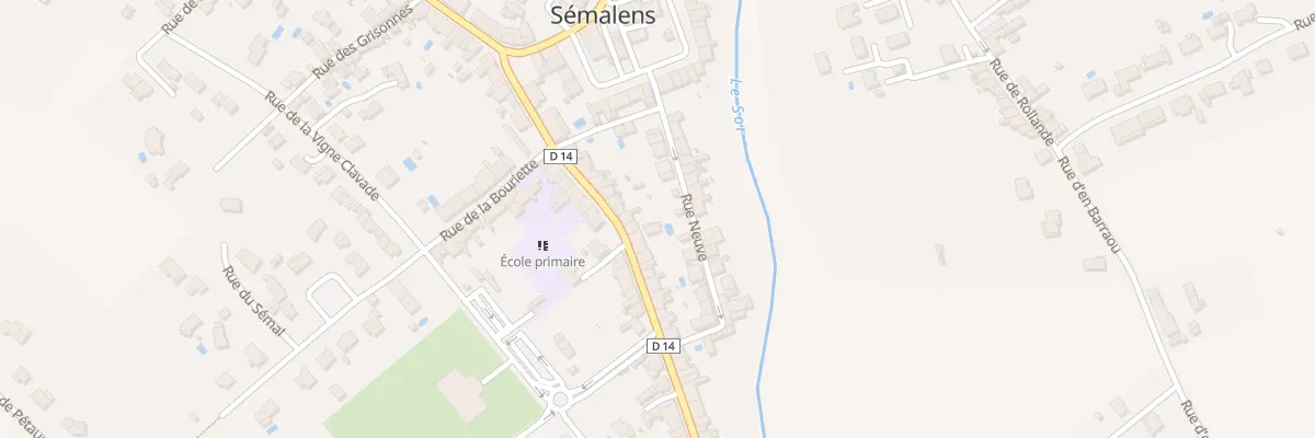 Plan du 19 Rue du Théron à Sémalens