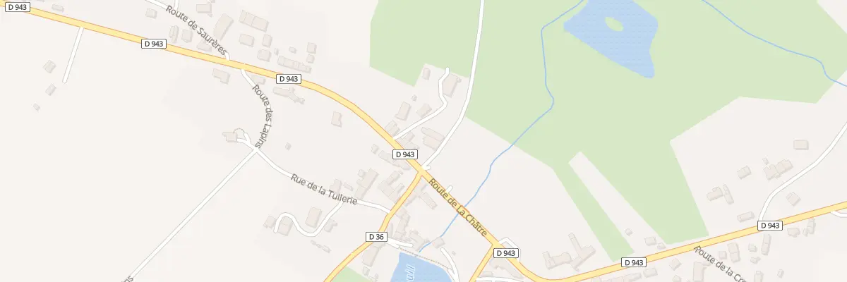 Plan du 4 Rte de la Châtre à Champillet