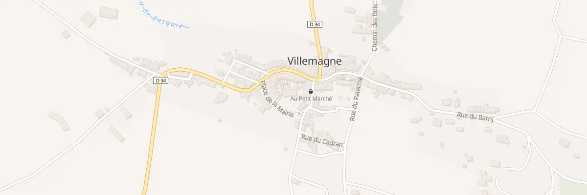 Plan du 9 Pl de la Mairie à Villemagne