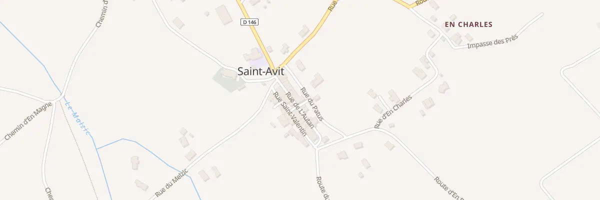 Plan du 7 Rue de L’Autan à Saint-Avit