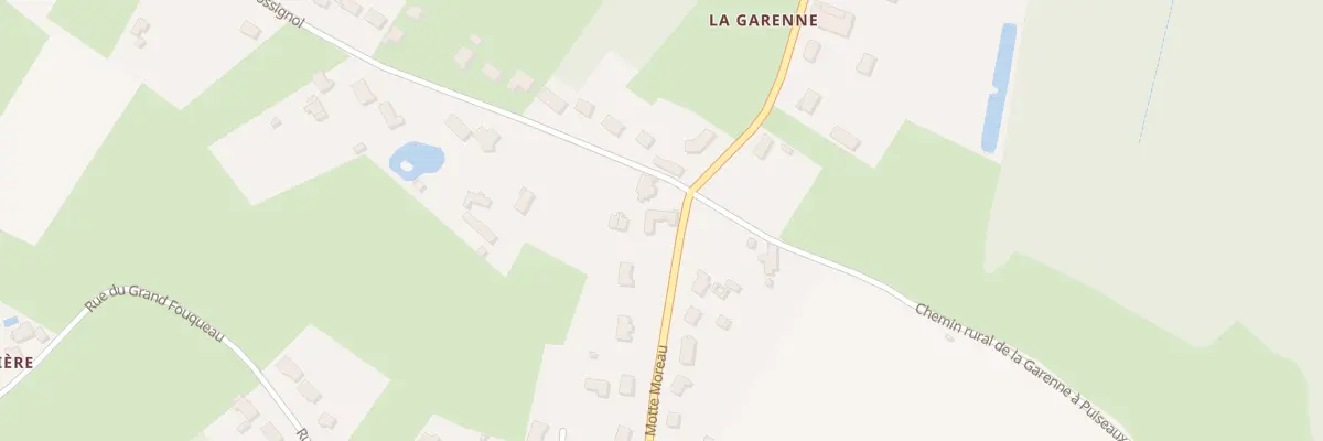 Plan du 1783 Rue de la Motte Moreau à Traînou