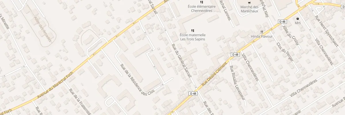Plan du 15 Rue du Général Sarrail à Conflans-Sainte-Honorine