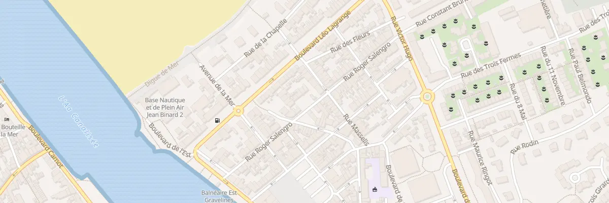 Plan du 17 Rue Roger Salengro à Gravelines