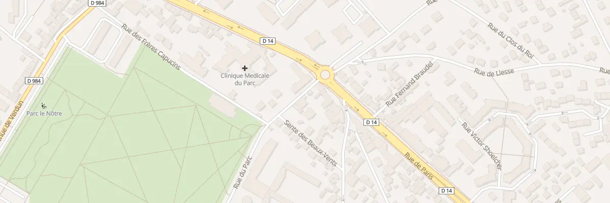 Plan du 1B Rue du Parc à Saint-Ouen-l’Aumône