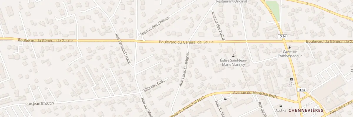 Plan du 13 Rue Louis Desvignes à Conflans-Sainte-Honorine