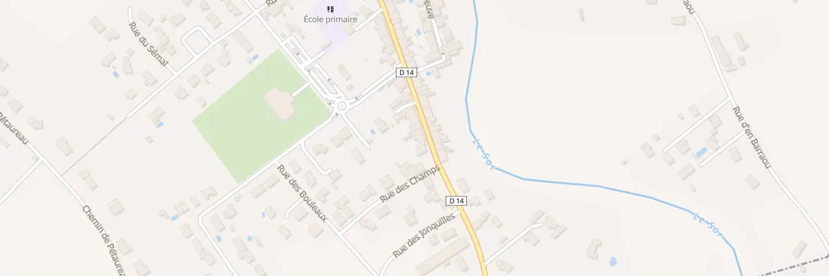 Plan du 44 Rue du Théron à Sémalens