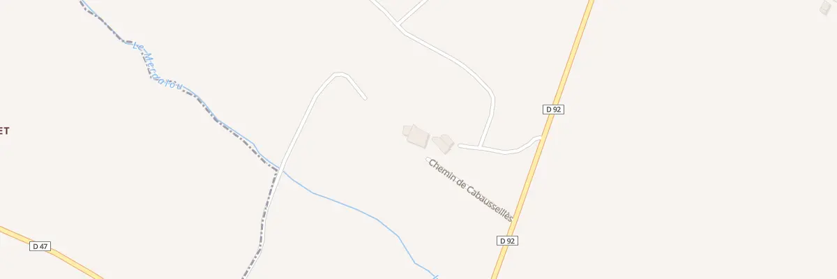 Plan du 146 Che des Cabausseillès à Lautrec