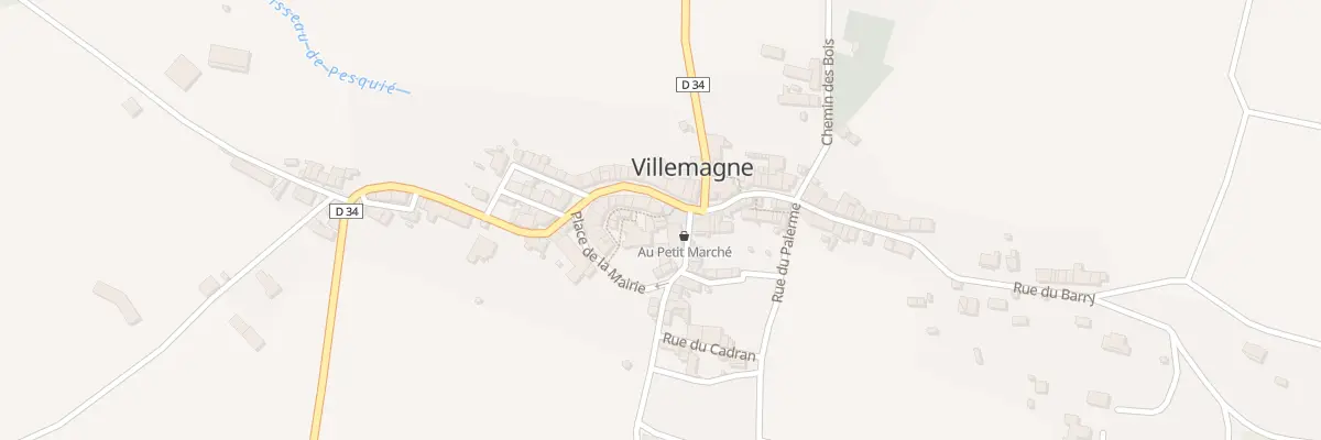 Plan du 69 Le Village à Villemagne