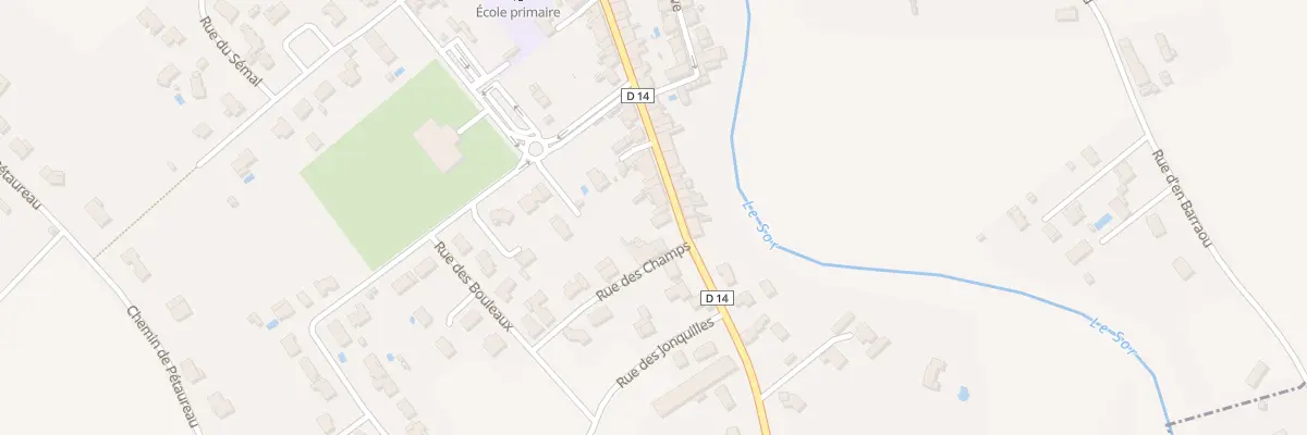 Plan du 44B Rue du Théron à Sémalens