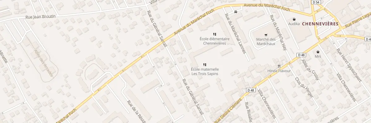 Plan du 22 Rue du Général Sarrail à Conflans-Sainte-Honorine
