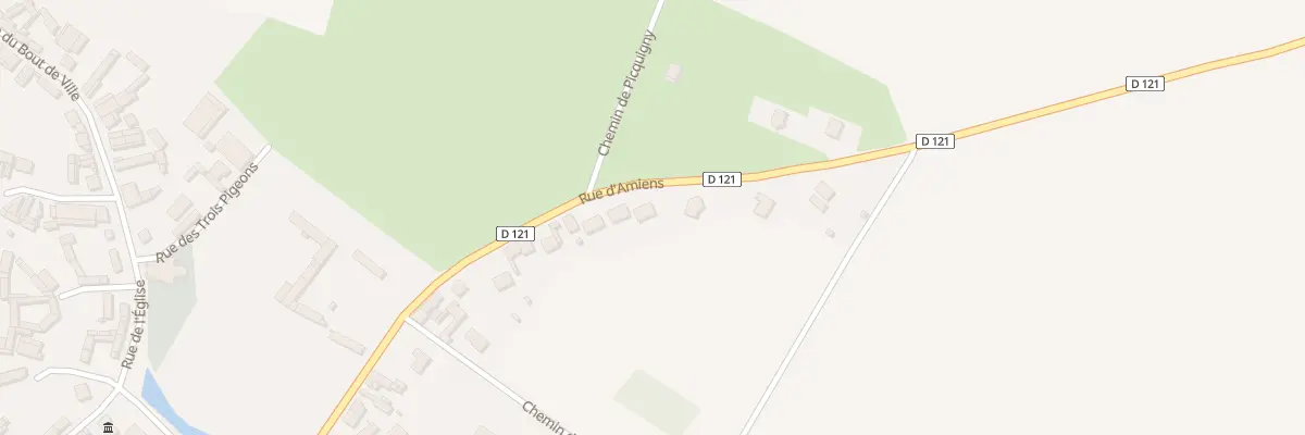 Plan du 12C Rue d’Amiens à Fourdrinoy