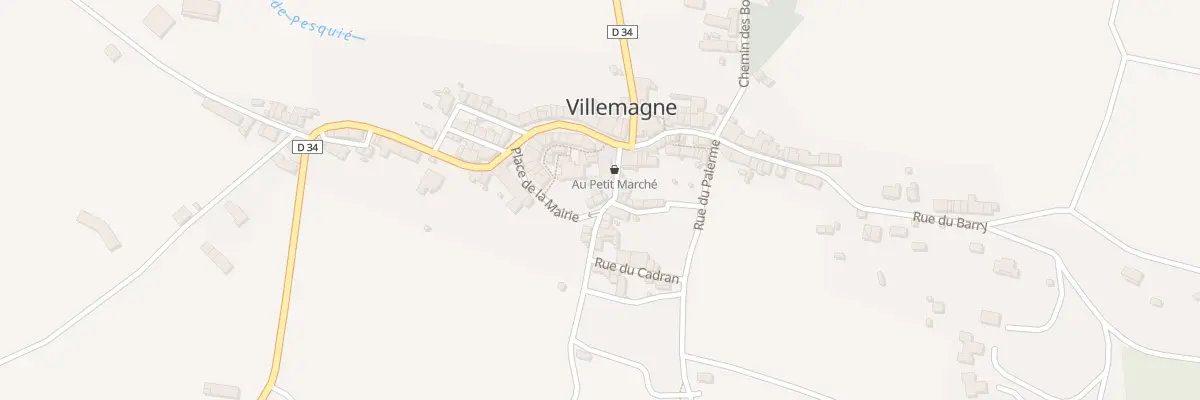 Plan du 67 Le Village à Villemagne