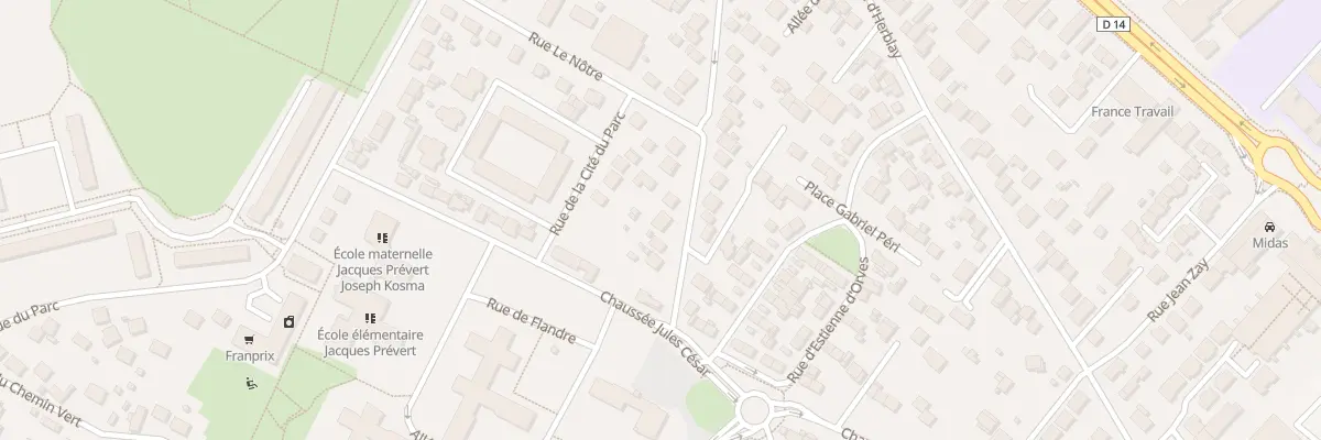 Plan du 58 Rue des Beaux-vents à Saint-Ouen-l’Aumône