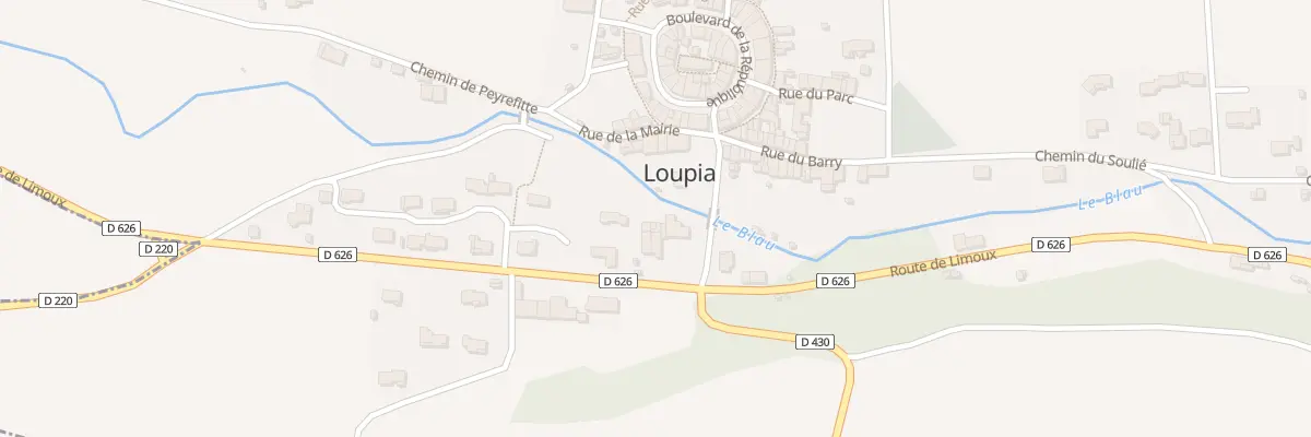 Plan du 69 Le Village à Loupia